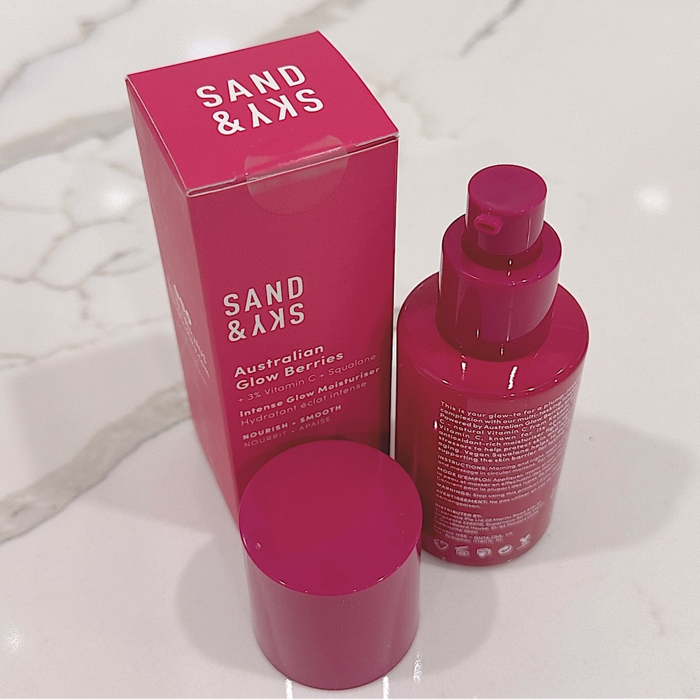 BNIB Sand & Sky Australian Glow Berries Intense Vitamin C Squalane Moisturizer - Picture 7 of 10